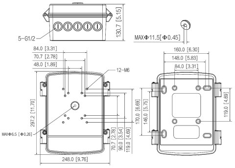UCHWYT KAMERY PFA6400S DAHUA