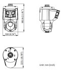 KAMERA IP SZYBKOOBROTOWA ZEWNĘTRZNA DS-2SE4C425MWG-E/26(F0) TandemVu ColorVu - 3.7 Mpx 4.8 ... 120 mm Hikvision