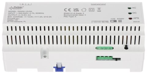 ZASILACZ BUFOROWY IMPULSOWY DING2-12V5A PULSAR
