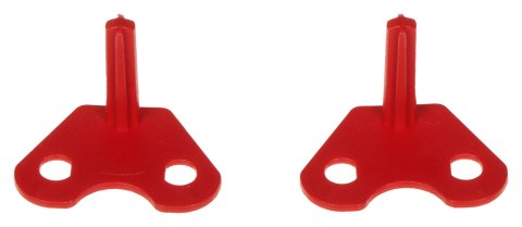 GNIAZDO PODWÓJNE DATA Z KLUCZEM UPRAWNIAJĄCYM GN-DATA-2P/LS System 45