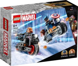 LEGO Marvel Motocykle Czarnej Wdowy i Kapitana Ameryki 76260