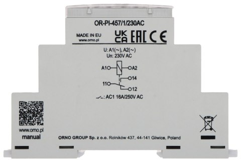 PRZEKAŹNIK OR-PI-457/1/230AC ORNO