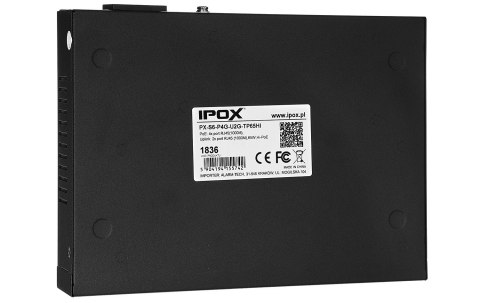 PX-S6-P4G-U2F-TP65HI - switch gigabitowy PoE 4-port + 2 SFP