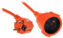 PRZEDŁUŻACZ Z UZIEMIENIEM PS-3X1.5-30M/ORANGE 30 m