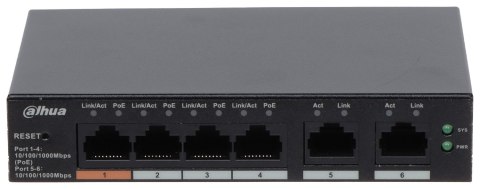 SWITCH POE CS4006-4GT-60 4-PORTOWY DAHUA