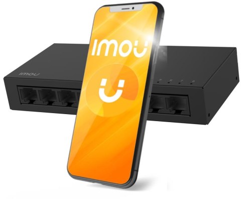 Switch Imou 8-portowy SF108 metalowa obudowa 100Mbps