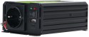 PRZETWORNICA NAPIĘCIA INVERTER Green Cell DUO 12/24V - 230V 300W/600W MODYFIKOWANA SINUSOIDA