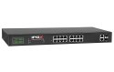 PXM-S20-P16G-U2G2F-TP300 - switch gigabitowy PoE 16-port + 2 RJ45 + 2 SFP