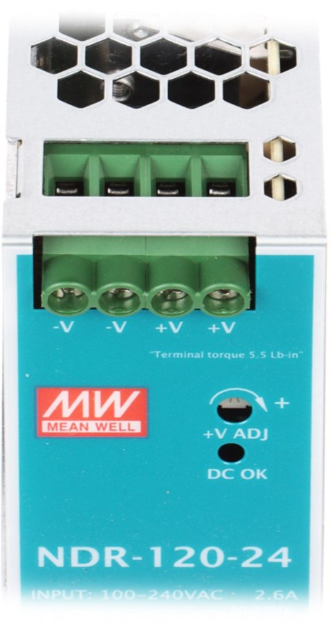ZASILACZ IMPULSOWY NDR-120-24 MEAN WELL