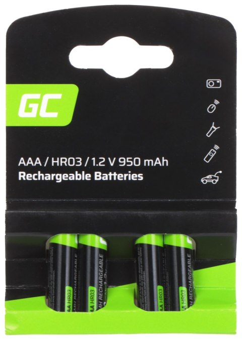 AKUMULATOR AKU-AAA-950/GC*P4 1.2 V Ni-MH HR03, AAA Green Cell