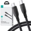 Kabel USB-C / USB-C Joyroom SA34-CC3 100cm 60W 5A PD w oplocie czarny