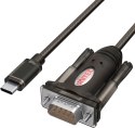 Adapter Unitek Y-1105K USB-C 1x RS-232