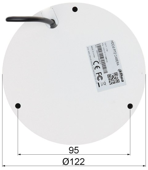 KAMERA AHD, HD-CVI, HD-TVI, PAL SZYBKOOBROTOWA ZEWNĘTRZNA SD22204DB-GC - 1080p 2.7 ... 11 mm DAHUA