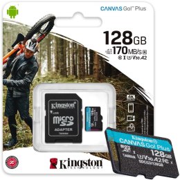 Karta pamięci microSD Kingston Canvas Go Plus microSDXC C10 UHS-I 128GB