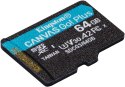 Karta pamięci microSD Kingston Canvas Go Plus microSDXC C10 UHS-I 64GB