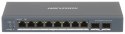 SWITCH POE DS-3E1510P-SI 8-PORTOWY SFP Hikvision