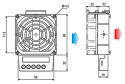 DMUCHAWA GRZEWCZA HVL-031-100W