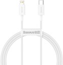 KABEL USB-C / Lightning iPhone Baseus Superior CATLYS-A02 1m 20W PD Quick Charging BIAŁY PREMIUM