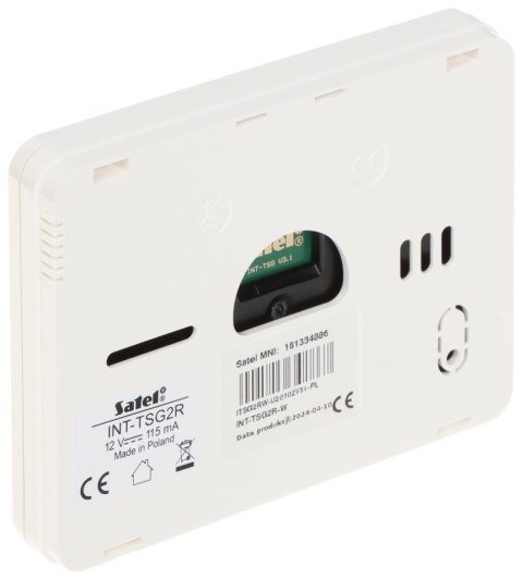 KLAWIATURA GRAFICZNA DO CENTRALI ALARMOWEJ INT-TSG2R-W SATEL