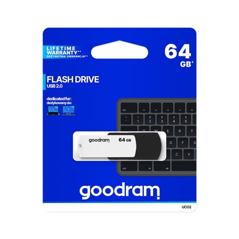 Pendrive Goodram USB 2.0 64GB czarno-biały