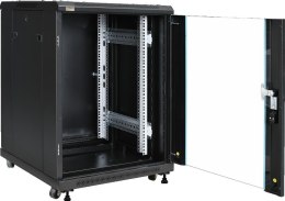 Szafa Rack stojąca do złożenia 15U/ 600x600 Pulsar RS1566