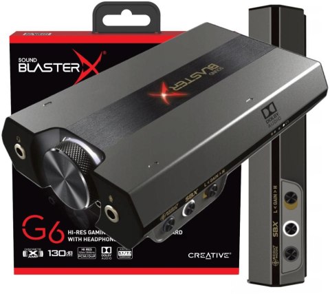 Karta dźwiękowa Creative Sound BlasterX G6 zewnętrzna