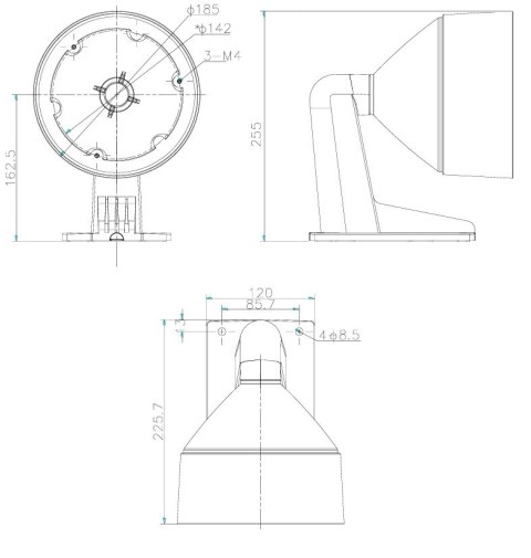 UCHWYT KAMERY DS-1273ZJ-DM26 Hikvision