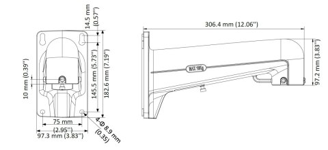 UCHWYT KAMERY DS-1602ZJ-AKS Hikvision