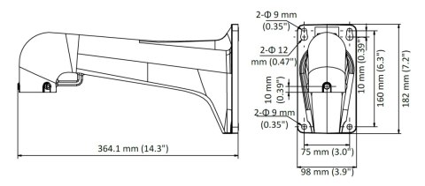 UCHWYT KAMERY DS-1603ZJ-P Hikvision