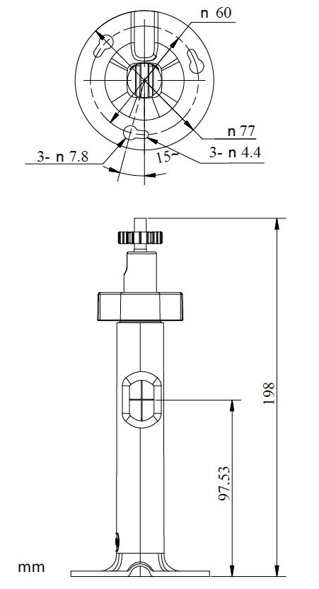 UCHWYT SUFITOWY KAMERY DS-1299ZJ Hikvision