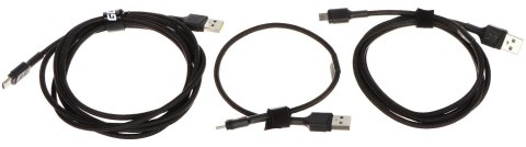 ZESTAW PRZEWODÓW KABGCSET01-GC Ray 0.3 m, 1.2 m, 2 m Green Cell