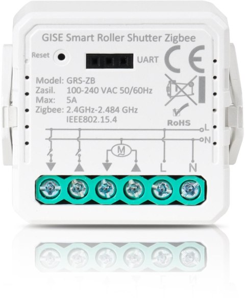 GISE Smart Sterownik roletowy Zigbee | Tuya | GRS-ZB