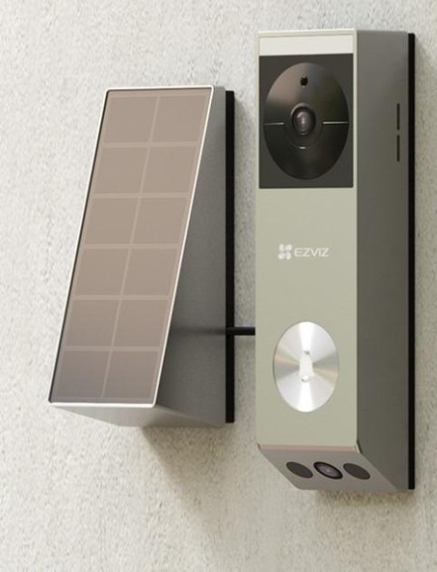 Wideodomofon Ezviz EP3x (3MP+2MP) zasilany bateriami z panelem słonecznym