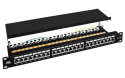 PP24H-1U-FTP6A/B - patch panel 19" - 24-porty FTP6a