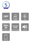 KAMERA KOPUŁOWA IP 2MPX DI-320IPSN-28-V4