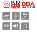 KAMERA KOPUŁOWA IP 2MPX DMA-320IPEN-28-V4