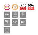 KAMERA KOPUŁOWA IP 4MPX DAI-340IPEN-MVF-V4