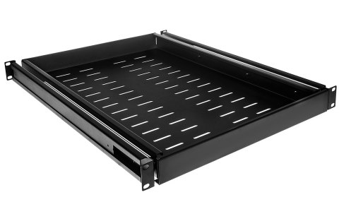 PW1000 - półka wysuwana 19&quot; 1U z mocowaniem czteropunktowym o głębokości 650mm