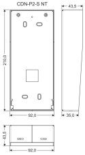 OBUDOWA NATYNKOWA CDN-P2-S-NT ACO