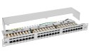 PP24H-1U-FTP6/W - patch panel 19" - 24-porty FTP 6