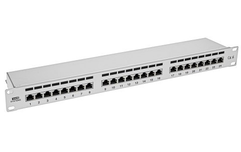PP24H-1U-FTP6/W - patch panel 19" - 24-porty FTP 6