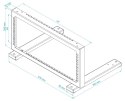 STOJAK RACK STR19-4U-B STALFLEX