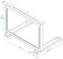 STOJAK RACK STR19-6U-B STALFLEX