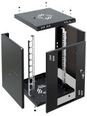 SZAFA RACK WISZĄCA S-RC10-9U-300GB STALFLEX