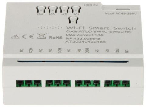 INTELIGENTNY PRZEŁĄCZNIK ATLO-SW4C-EWELINK Wi-Fi, eWeLink