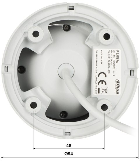 KAMERA IP IPC-HDW1639T-A-IL-0280B-S6 Smart Dual Light - 6 Mpx 2.8 mm DAHUA