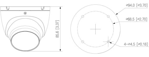 KAMERA IP IPC-HDW1639T-A-IL-0280B-S6 Smart Dual Light - 6 Mpx 2.8 mm DAHUA