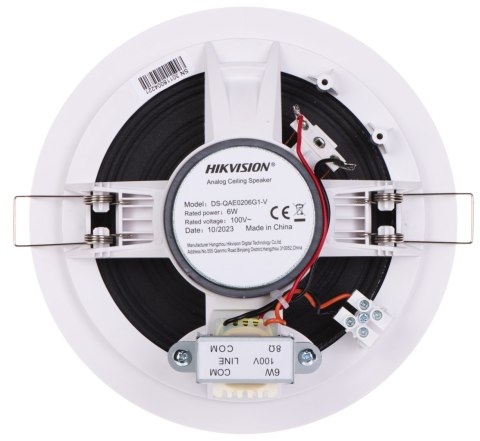 GŁOŚNIK SUFITOWY DS-QAE0206G1-V 6 W Hikvision