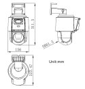 KAMERA IP SZYBKOOBROTOWA ZEWNĘTRZNA DS-2SE3C404MWG-E/14(2.8MM) TandemVu - 3.7 Mpx 2.8 ... 12 mm Hikvision