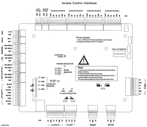 KONTROLER DOSTĘPU DS-K2602T Hikvision